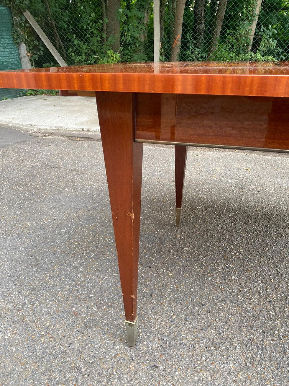 Miniature : Table à manger scandinave bois massif et palissandre 1960