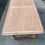Miniature : Table de ferme extensible rénovée en bois massif merisier brut 265cm