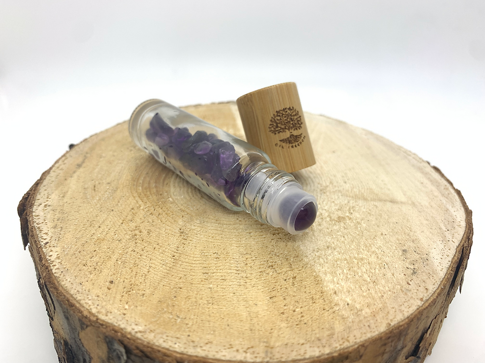 縮圖：七脈輪 水晶滾珠瓶 (單購)