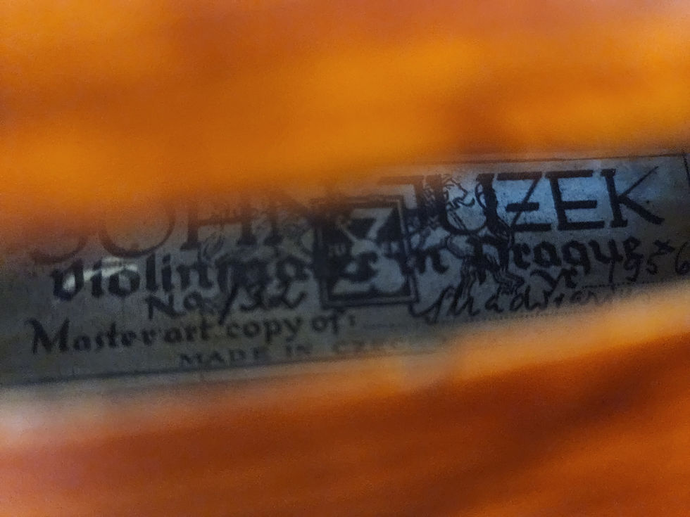 Thumbnail: John Juzek Master Art Stradivarius Model Violin, Prague, Czechoslovakia, 1956