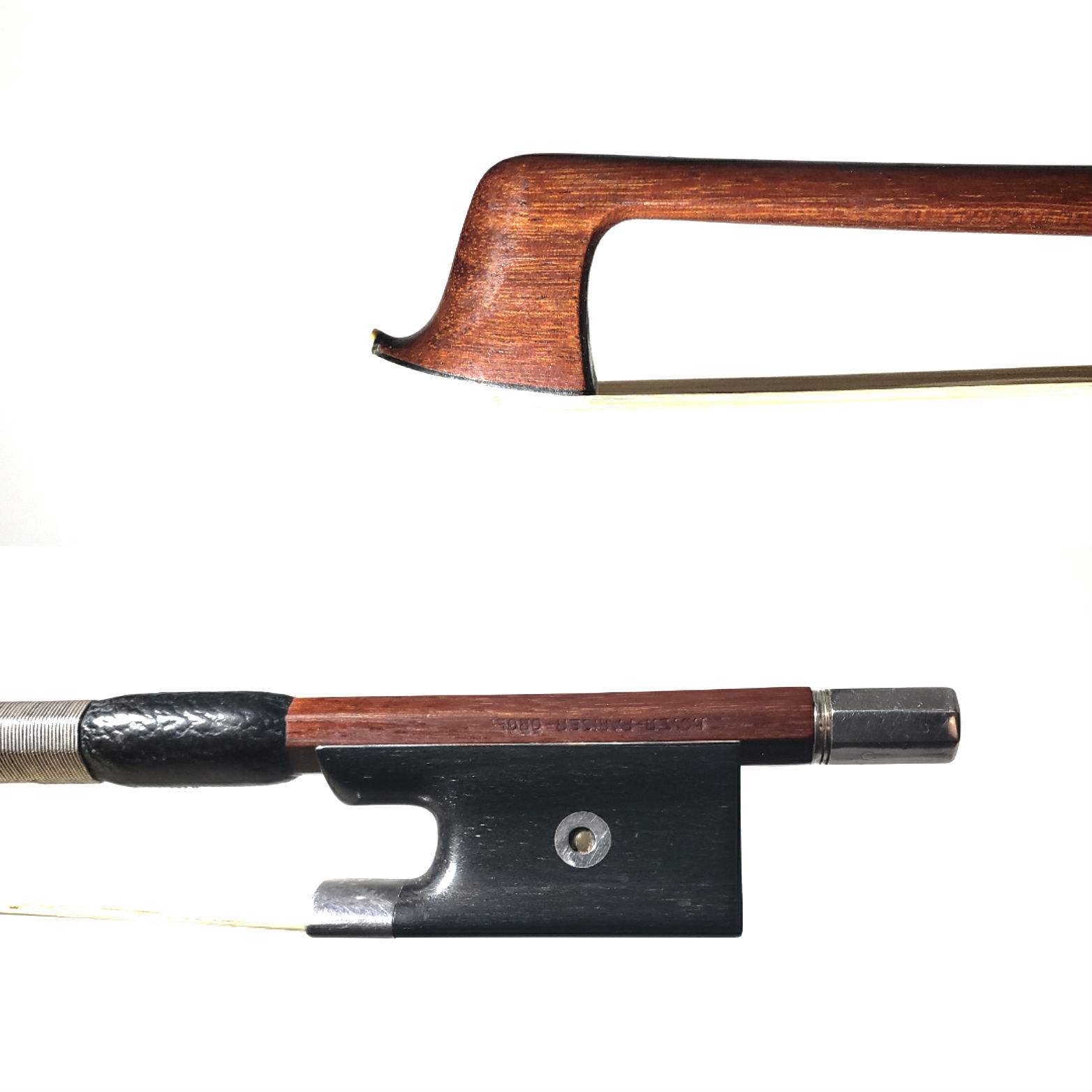 Otto Hoyer Pariser Microphoto Violin Bow, 1945, Germany