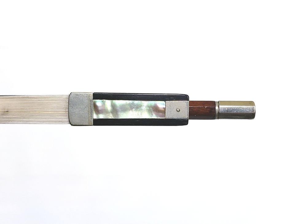 Thumbnail: W.M. Hammig Violin Bow, turn of the 20th c, Leipzig, Germany 