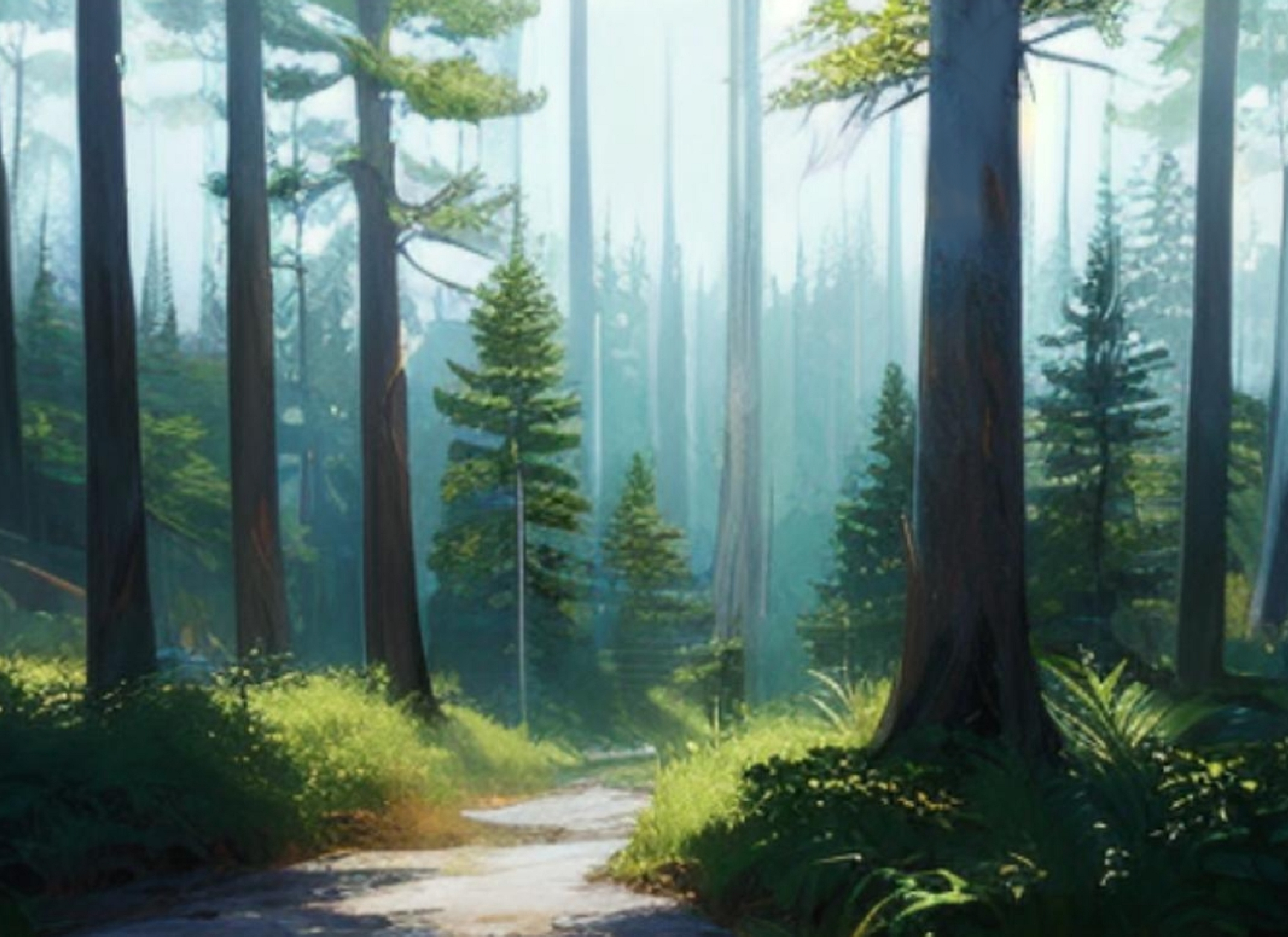 Nymph Falls forest BC print (Digital) 8.5"x11"