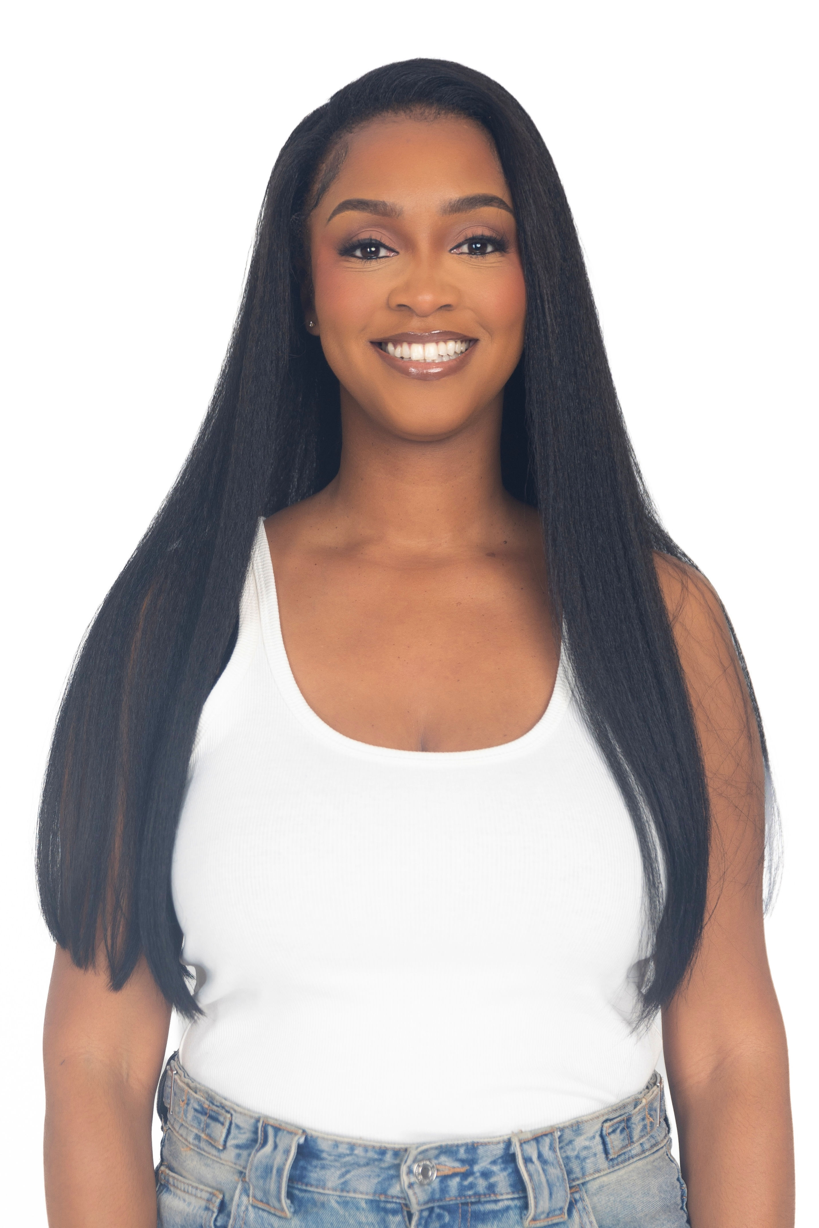 Straight Yaki - Half Wig