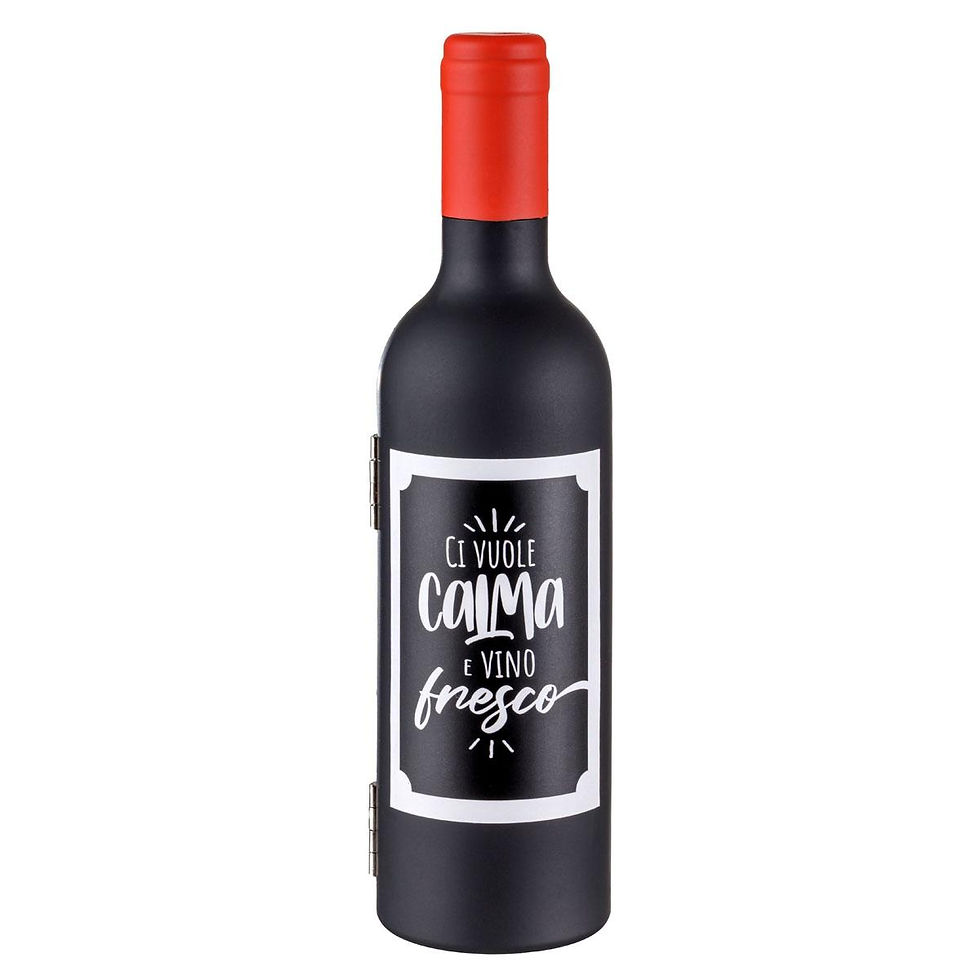 Miniatura: SET BOTTIGLIA VINO "CALMA" CON ACCESSORI
