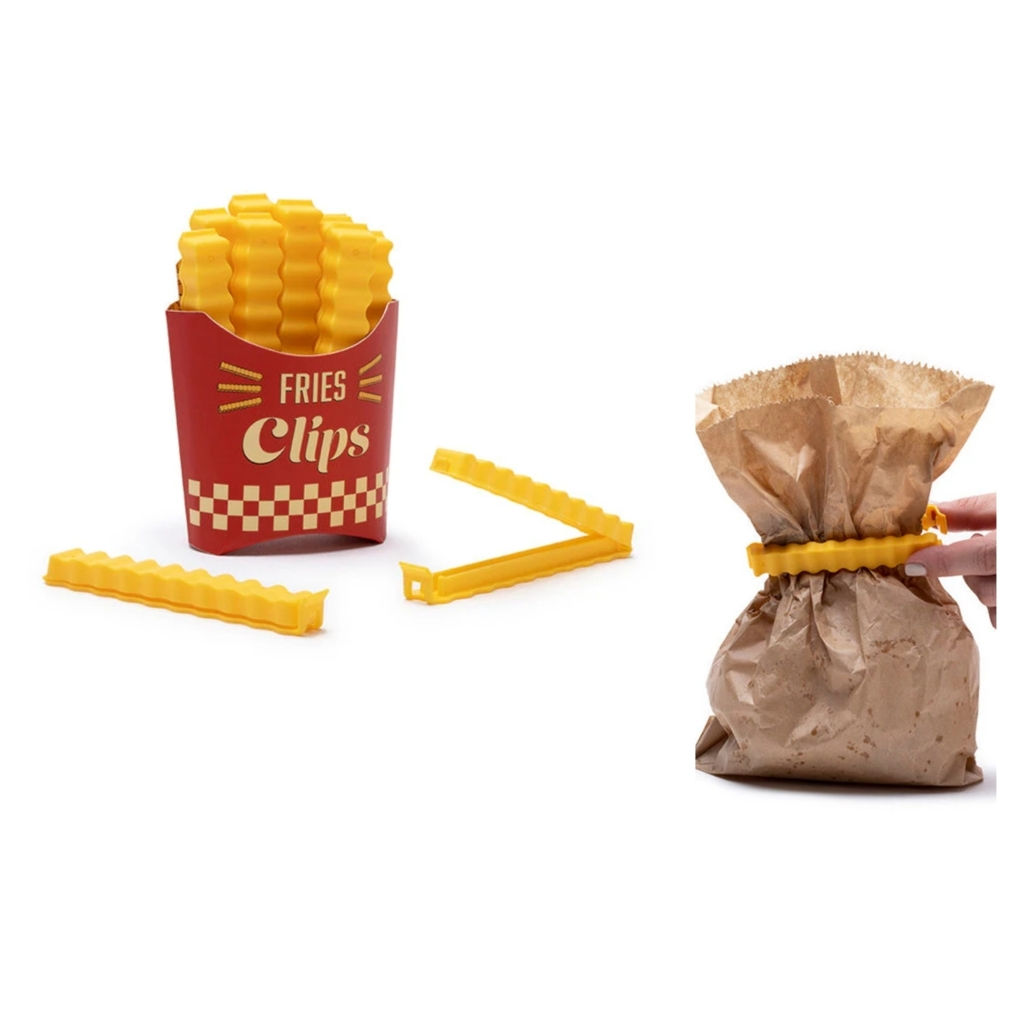 CHIUDI SACCHETTO CON PATATINE FRITTE