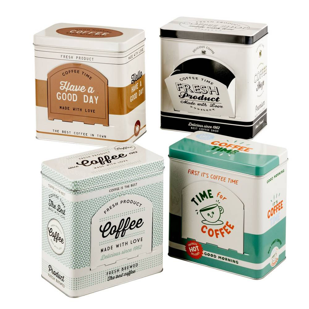 SCATOLA IN LATTA PORTA CIALDE