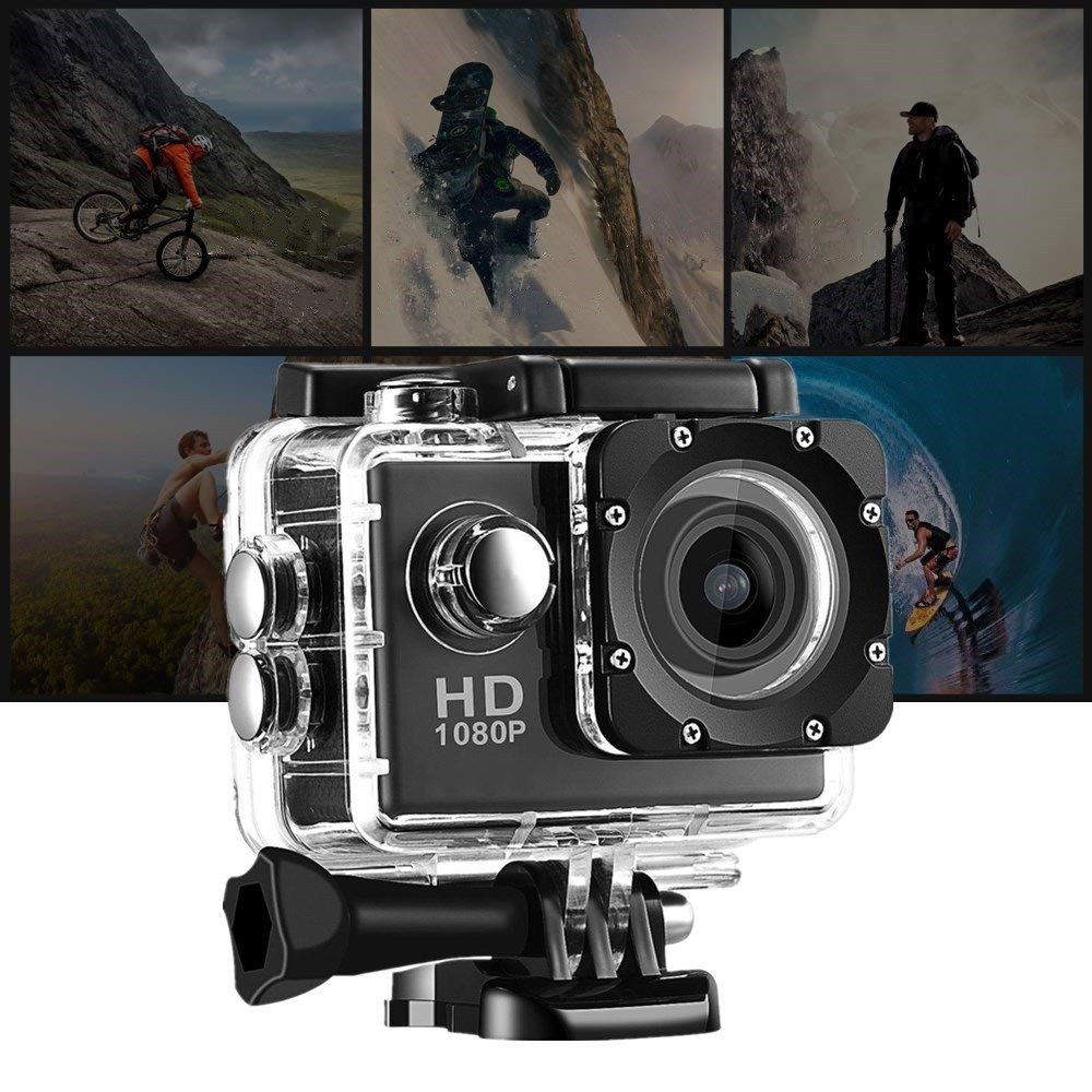 Mini 1080P Waterproof Sports Camera with 2.0-Inch Screen