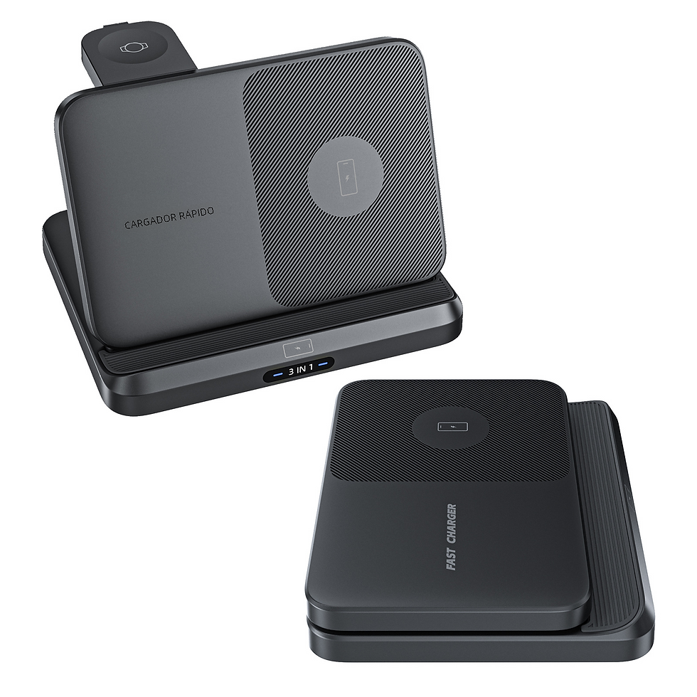 Miniatura: W82S Foldable 3-in-1 Wireless Charger for Samsung FOLD
