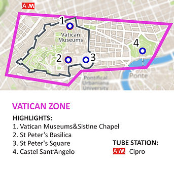 Vatican map