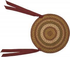 Thumbnail: Tea Cabin Jute Chair Pad 15 inch Diameter Set of 6
