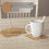 Thumbnail: Burlap Natural Coaster Set of 12 Fringed 4x4