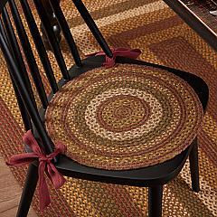 Thumbnail: Tea Cabin Jute Chair Pad 15 inch Diameter Set of 6