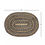 Thumbnail: Espresso Jute Oval Placemat 10x15