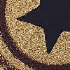 Thumbnail: Potomac Jute Applique Star Chair Pad 15 inch Diameter Set of 6
