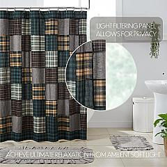 Thumbnail: Pine Grove Patchwork Shower Curtain 72x72