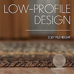 Thumbnail: Espresso Jute Stair Tread Oval Latex 8.5x27