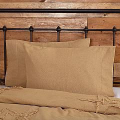 Burlap Natural Pillow Case Set of 2