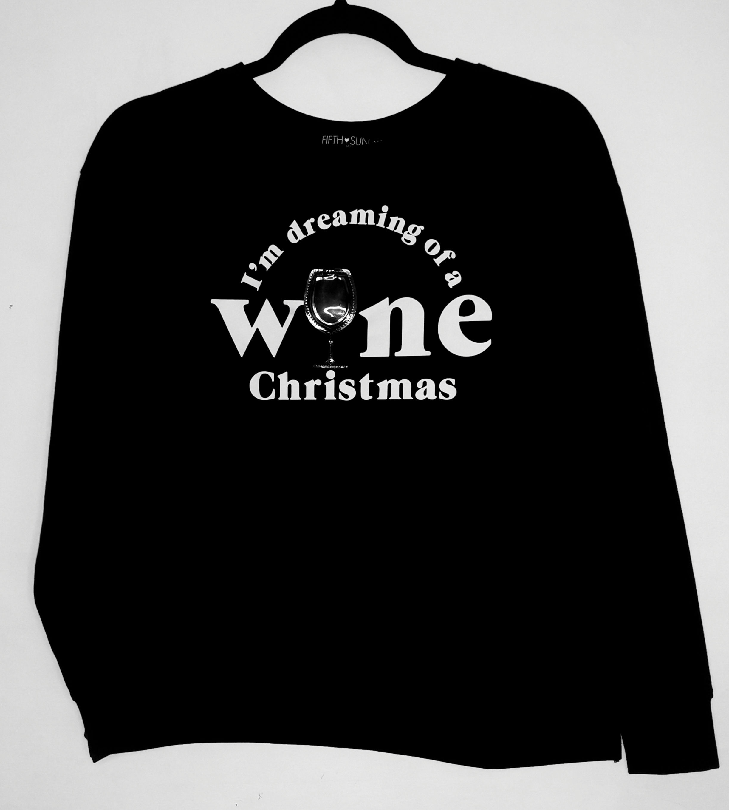 Sudadera Negra Vino Talla CH