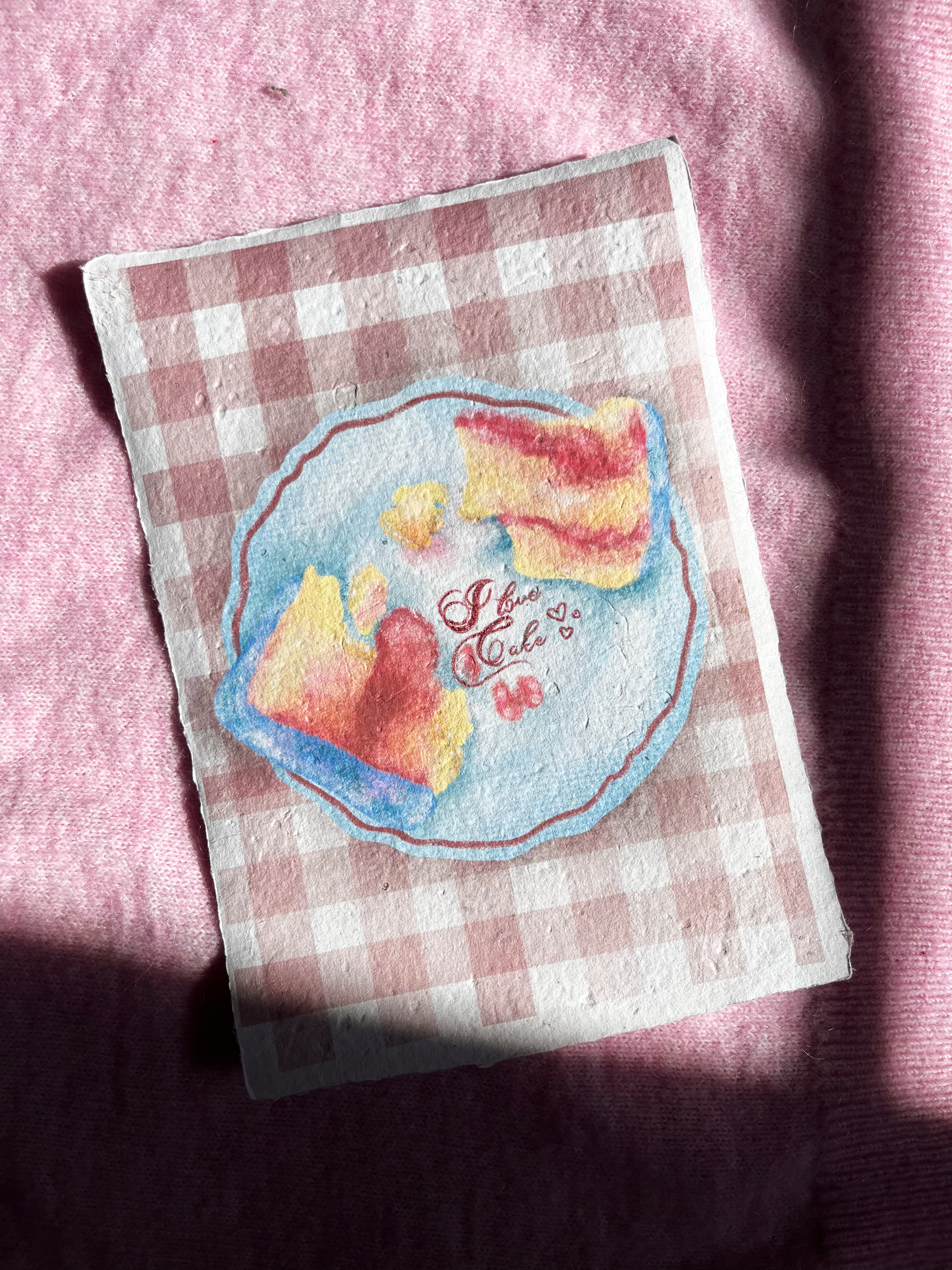 I love cake - Illustration