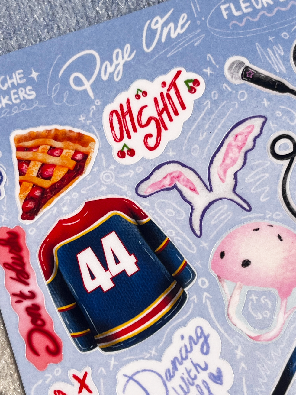 Miniature : Page one - Planche de stickers 
