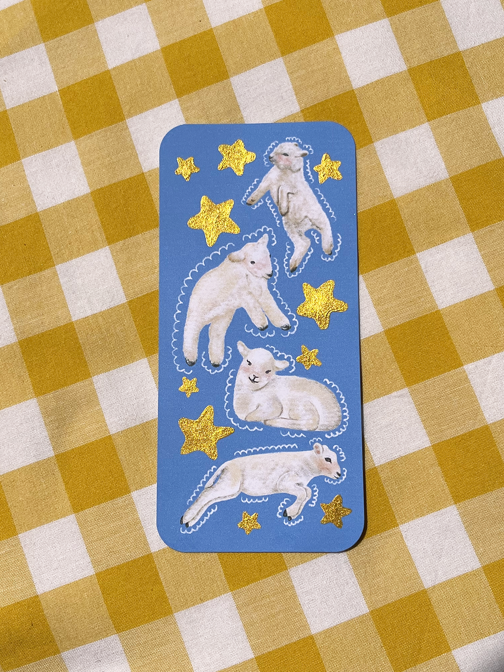 Miniature : Saute mouton - Marque pages