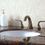 Thumbnail: 48" Saturn Single Sink Vanity with Baltic Brown Granite Top