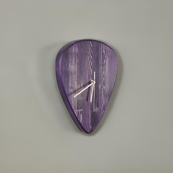 תמונה ממוזערת: שעון קיר מעץ מלא בעבודת יד בצורת מפרט