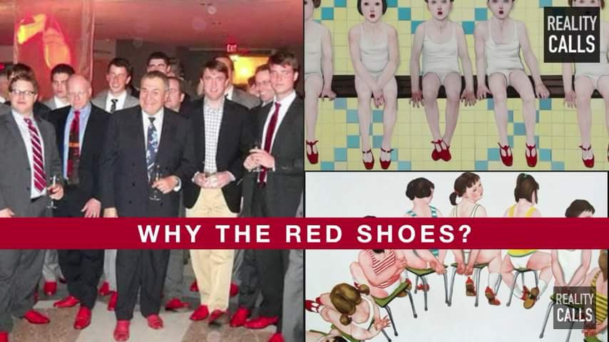 Pizzagate MK-Ultra Rote Schuhe
