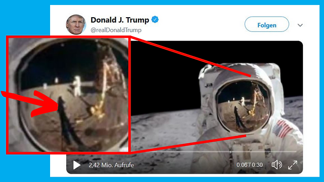 Trump Mondlandung Twitter