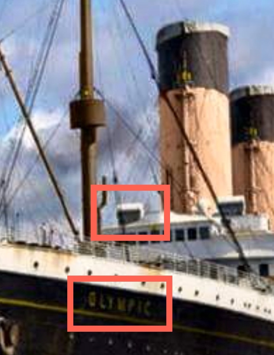 Titanic Olympic Tausch Verschwörung Betrug Morgan