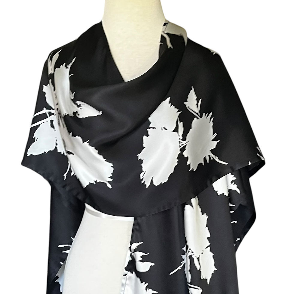 Thumbnail: Silk Ruana - Petite Oscar de la Renta Floral Print Ruana