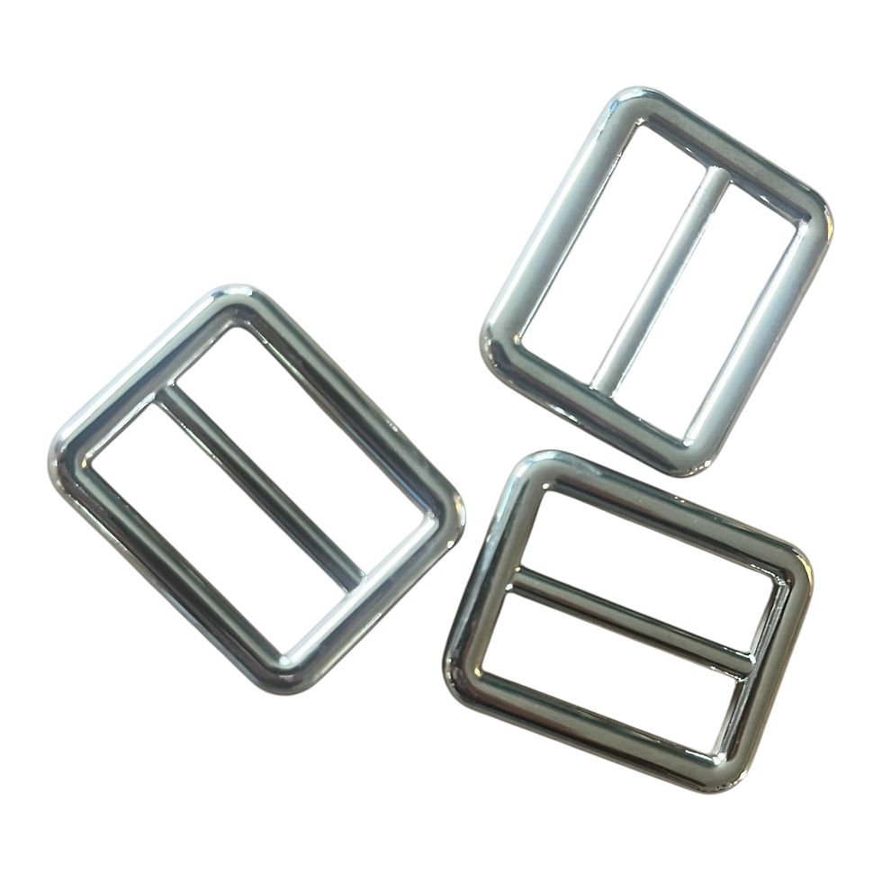 Rectangular Silver Scarf Buckle