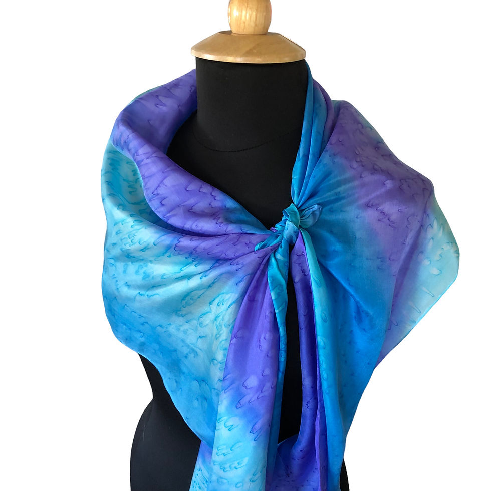 Thumbnail: Azul China Silk Shawl6