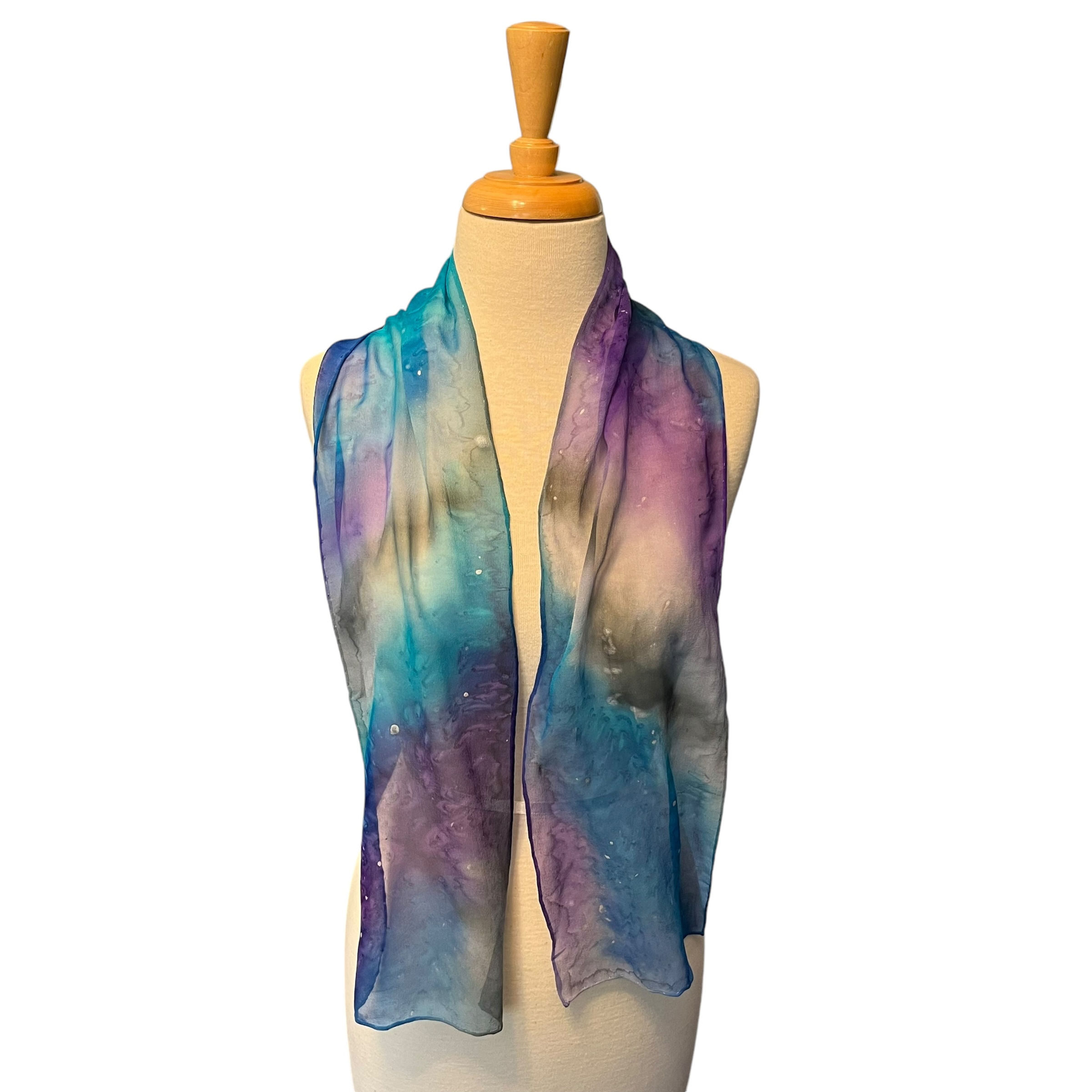 Silk Scarf - Galaxy Chiffon