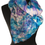 Thumbnail: Silk Scarf - Beaded Shibori Charmeuse Silk Scarf