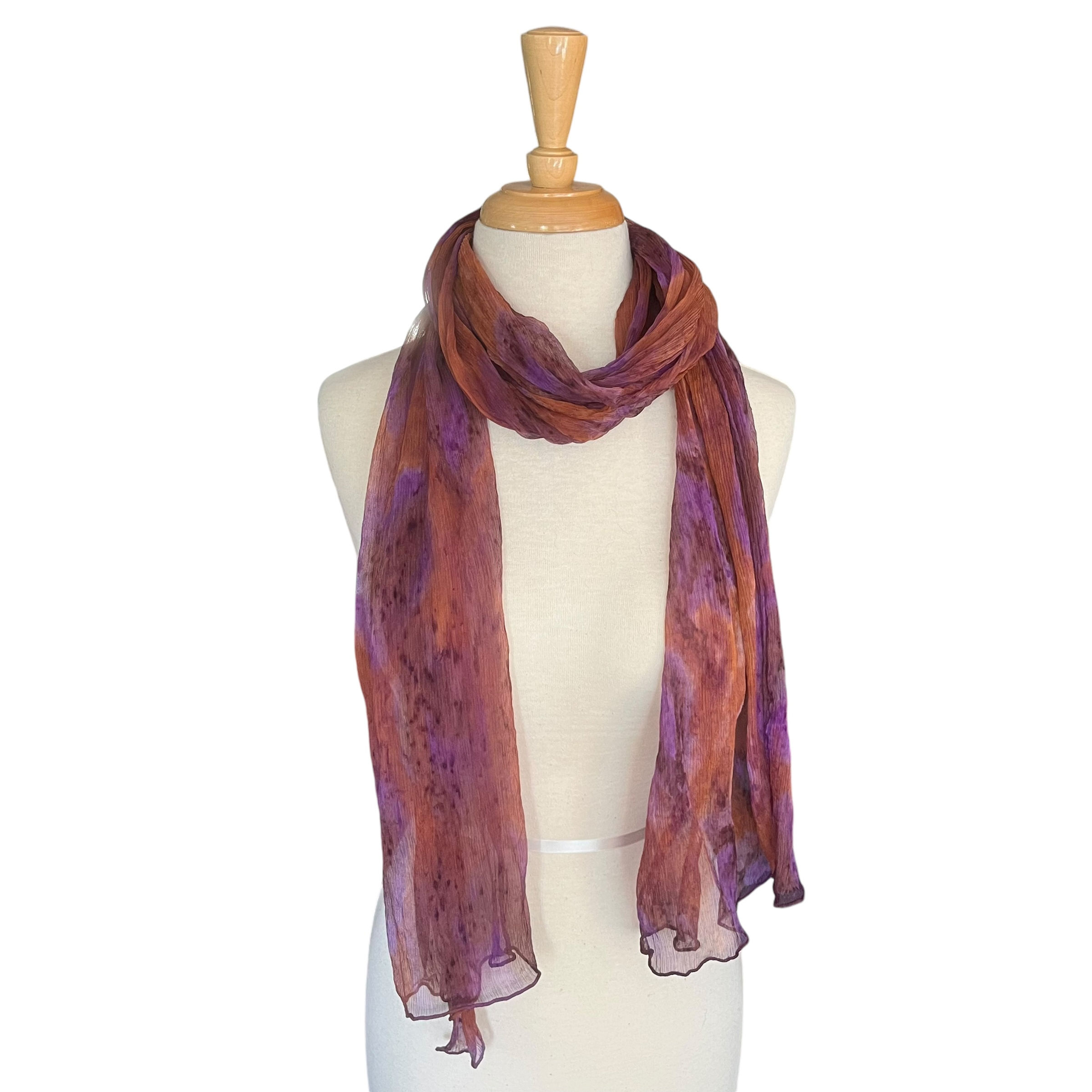 Silk Shawl - Sedona Crinkle Chiffon