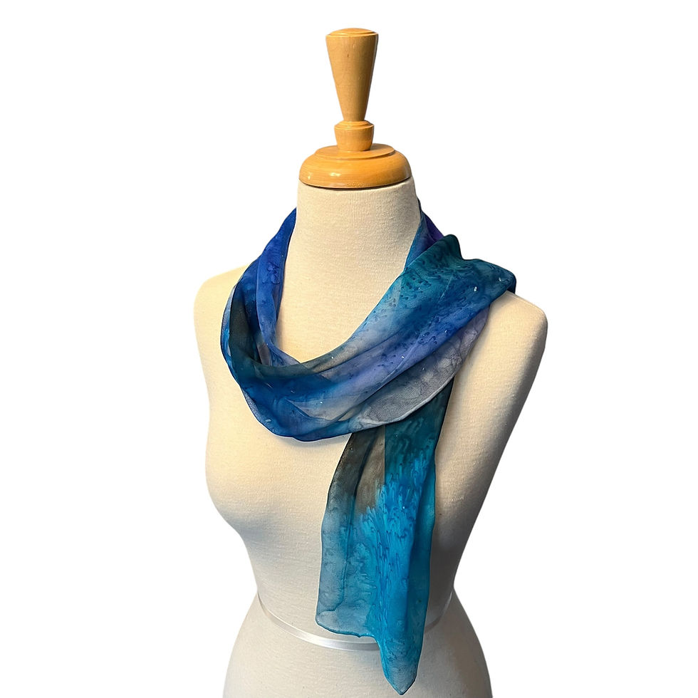 Thumbnail: Silk Scarf - Galaxy Chiffon