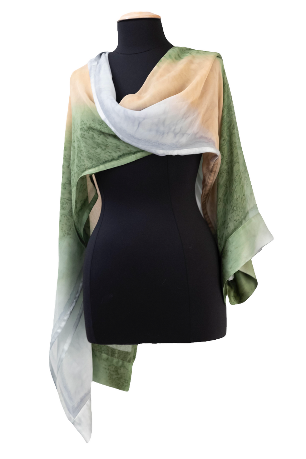 Thumbnail: Silk Ruana - Irish moss