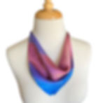 Silk Mini-Scarflette worn as a bandana