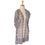 Thumbnail: Chiffon Silk Ruana with Mini Baroque Print Pattern