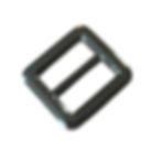 Square Gunmetal Scarf Buckle