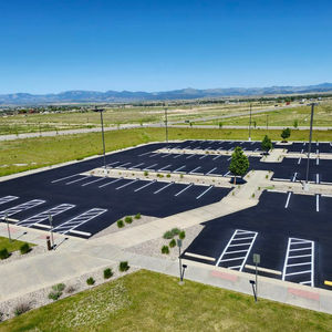 Seal Coat and Stripe