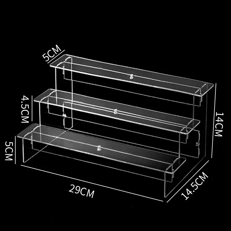 Thumbnail: Multilayer Acrylic Display Stand Figures Holder Jewellery Display Riser Cupcakes