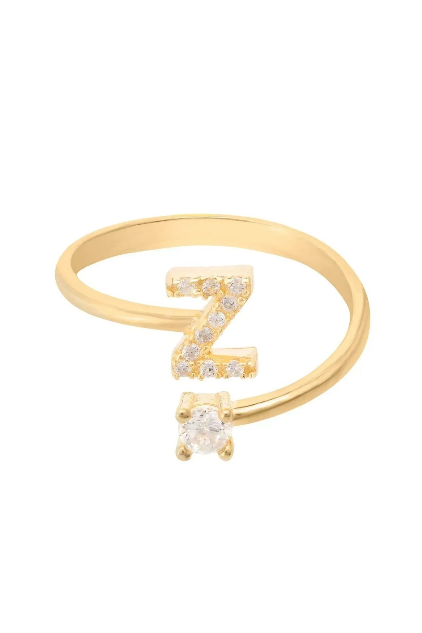 Initial Ring Gold Z