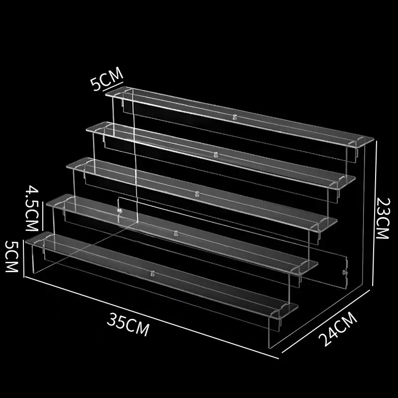 Thumbnail: Multilayer Acrylic Display Stand Figures Holder Jewellery Display Riser Cupcakes