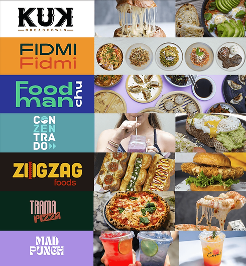 Marcas de Comida en Rush Kitchens