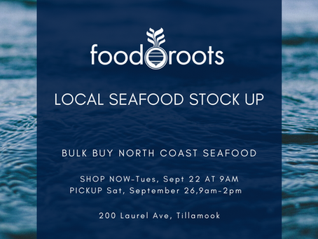 Announcing Our First Annual Local Seafood Stock Up Shopping Event!