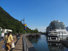 With limited time ashore, cruise ship crew seek comfort and essentials in Juneau