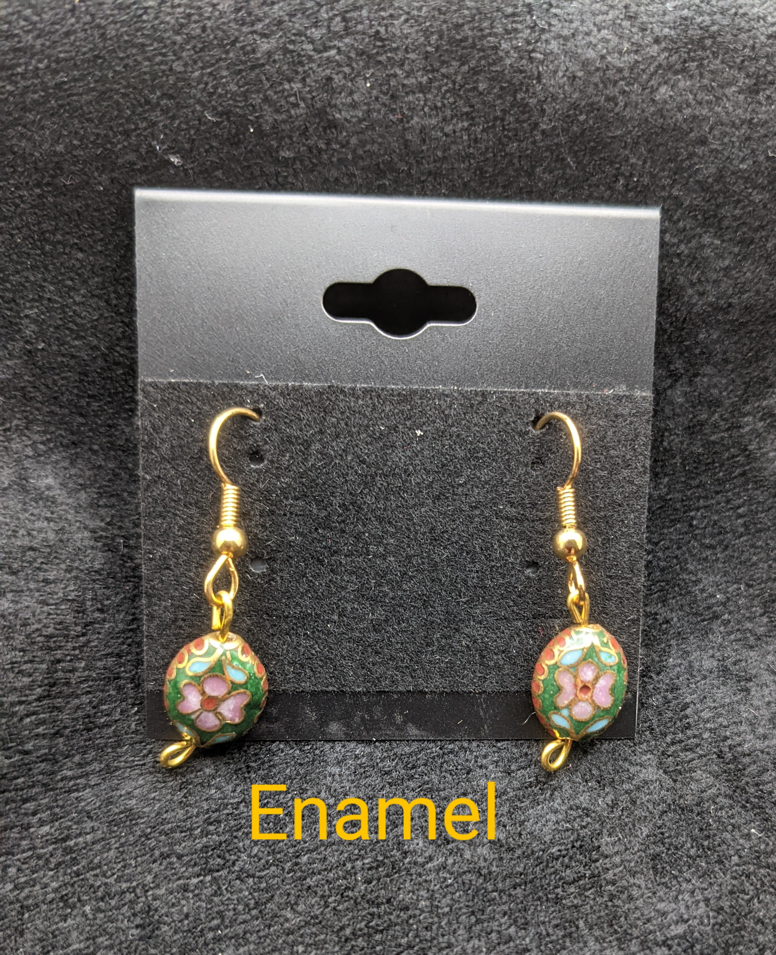 Enamel Earrings